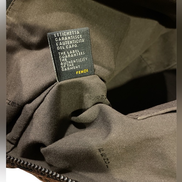 Fendi Zucchino Zip Tote Bag - Picture 9 of 10